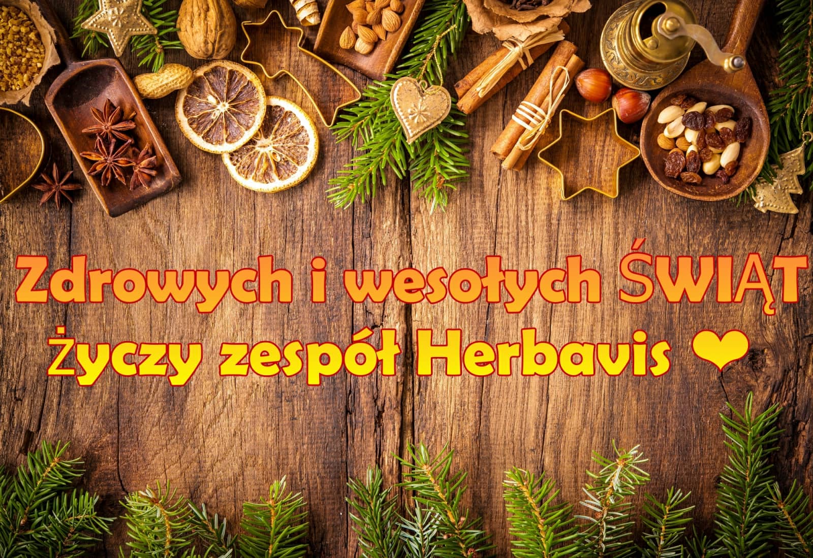 Zdrowych i wesołych Świąt życzy zespół Herbavis :)